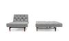Oldschool Chesterfield Chair Light Grey Ifelt by Innovation (Innovation USA)