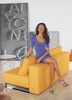 Reloader Sleek Excess Sofa Bed Mustard Basic by Innovation (Innovation USA)