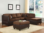 9909CH Chocolate Sectional Sofa Set by Homelegance (Homelegance)