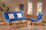 Tribeca Full Size Urban Oak Futon Set by J&M Furniture (J&M Furniture)