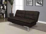 Matrix Faux Leather Java Convertible Sofa Bed by Lifestyle (Lifestyle Solutions)