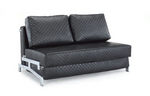 Floor Sample St. Martin Marquee Convertible Sofa Bed Black by Lifestyle (Lifestyle Solutions)