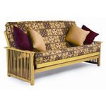 Brooklyn Queen Size Natural Futon Set (Lifestyle Solutions)